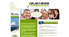 Desktop Screenshot of businessimmigrationnz.com